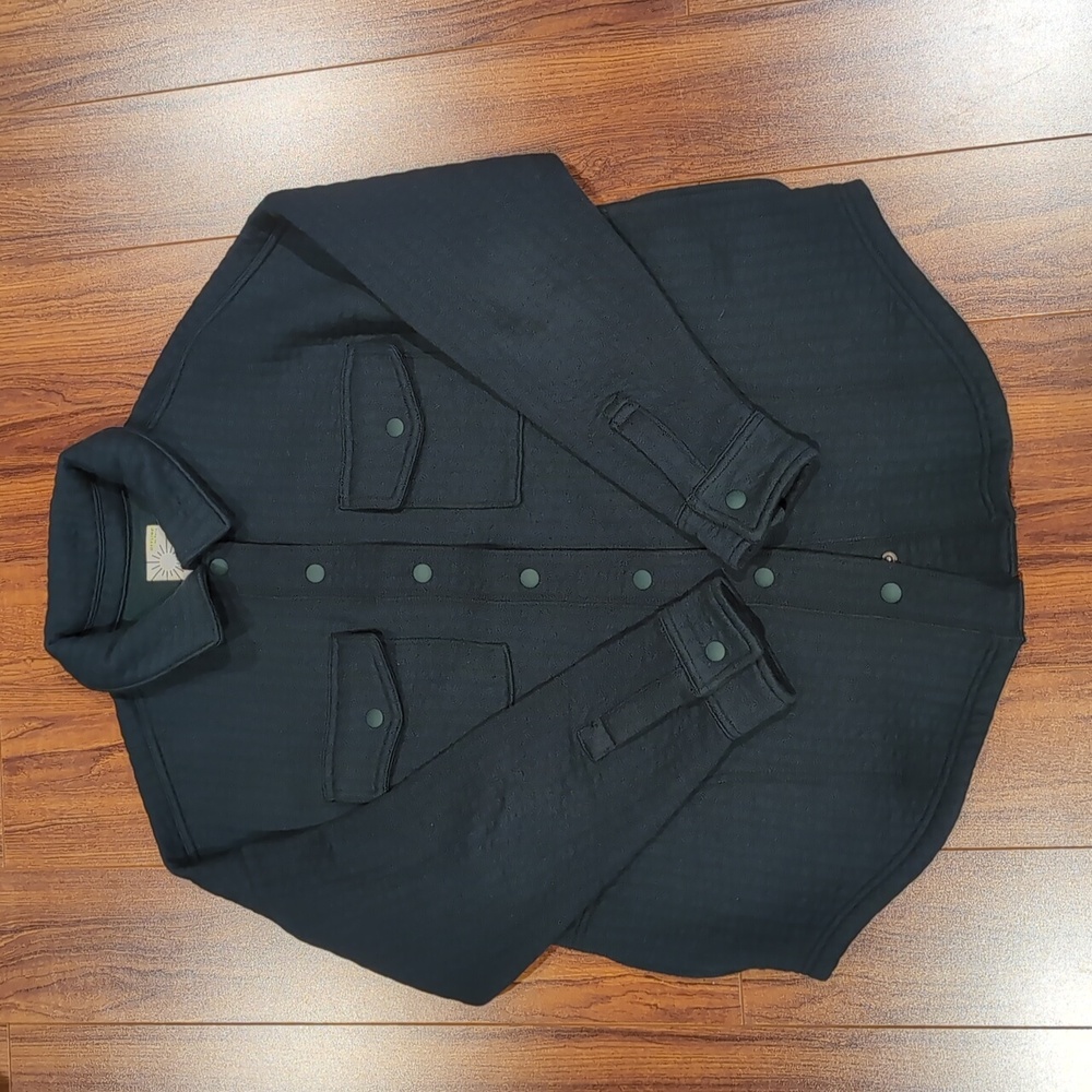 Aerie Dark Green Shirt Jacket